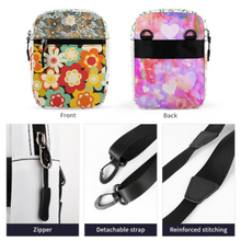 Lade das Bild in den Galerie-Viewer, Multi-Image-Druck Damen &amp; Herren All Over-Druck Mini Umhängetasche Schultertasche Klein Q026 mit Fotos Muster Text Logo selbst gestalten und bedrucken
