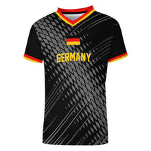 Lade das Bild in den Galerie-Viewer, Multi-Image-Druck Fußball WM Fußballtrikot Jersey Fußball Trikot Herren 3Z06 mit Fotos Muster Text Logo selbst gestalten und bedrucken
