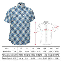 Lade das Bild in den Galerie-Viewer, Multi-Image-Druck Herren / Männer Kurzarmhemd Short Sleeve Shirt mit All Over Print 3M37 mit Fotos Muster Text Logo selbst gestalten und bedrucken
