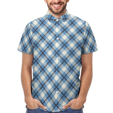 Lade das Bild in den Galerie-Viewer, Multi-Image-Druck Herren / Männer Kurzarmhemd Short Sleeve Shirt mit All Over Print 3M37 mit Fotos Muster Text Logo selbst gestalten und bedrucken
