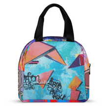 Lade das Bild in den Galerie-Viewer, Multi-Image-Druck Lunchtasche Kühltasche Isoliertasche Lunchbag Thermotasche mit Reißverschluss mit Fotos Muster Text Logo selbst gestalten und bedrucken
