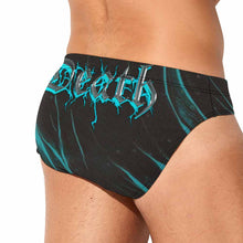 Lade das Bild in den Galerie-Viewer, Multi-Image-Druck Männer / Herren Badehose Badeslip Swimwear Badepant NK05 mit hohem Beinausschnitt mit Fotos Muster Text Logo selbst gestalten und bedrucken
