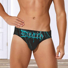 Lade das Bild in den Galerie-Viewer, Multi-Image-Druck Männer / Herren Badehose Badeslip Swimwear Badepant NK05 mit hohem Beinausschnitt mit Fotos Muster Text Logo selbst gestalten und bedrucken
