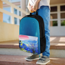 Lade das Bild in den Galerie-Viewer, Multi-Image-Druck Rucksack Schulrucksack Businessrucksack Reiserucksack Sportrucksack mit Taschen mit Fotos Muster Text Logo selbst gestalten und bedrucken
