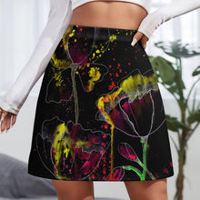 Lade das Bild in den Galerie-Viewer, Multi-Image-Druck Voll Druck Damen / Frauen A-Linien-Rock MINI Kurz Rock ALQ mit Fotos Muster Text Logo selbst gestalten und bedrucken
