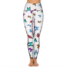 Lade das Bild in den Galerie-Viewer, Multi-Image-Druck Yoga Hose Sport Leggings Sporthose Fitnesshose CE003 mit Fotos Muster Text Logo selbst gestalten und bedrucken
