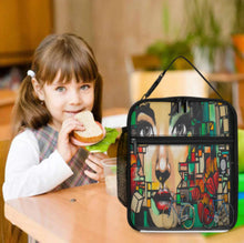 Lade das Bild in den Galerie-Viewer, Multi-Image-Druck isolierte Kühltasche Lunch Tasche Lunchbag Wiederverwendbare Thermo-Tragetasche mit Fotos Muster Text Logo selbst gestalten und bedrucken
