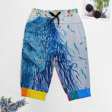 Lade das Bild in den Galerie-Viewer, Multi-Image Design Allover-Druck 3/4-Hose Sweathose Sporthose Leggings AIP für Männer mit Fotos Muster Text Logo selbst gestalten und bedrucken
