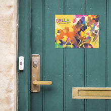 Lade das Bild in den Galerie-Viewer, Quadrates Türschild Dekoschild aus Holz mit Foto Text selbst gestalten und bedrucken
