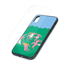 Lade das Bild in den Galerie-Viewer, Schwarze TPU-Glashülle Handyhülle für Apple iPhone XS mit Foto selbst gestalten und bedrucken
