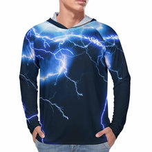 Lade das Bild in den Galerie-Viewer, Sonnenschutz Kapuzenpullover Langarmshirt Funktionsshirt NZ145 Herren / Männer mit Foto / Text selbst gestalten und bedrucken
