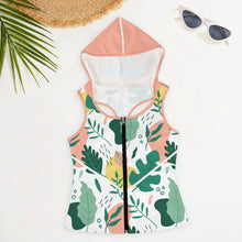 Lade das Bild in den Galerie-Viewer, Sport BH Tank Top Crop Top Yoga Top mit Kapuze und Reißverschluss B772 mit Fotos Muster Text Logo selbst gestalten und bedrucken
