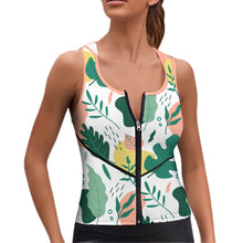 Lade das Bild in den Galerie-Viewer, Sport BH Tank Top Crop Top Yoga Top mit Kapuze und Reißverschluss B772 mit Fotos Muster Text Logo selbst gestalten und bedrucken
