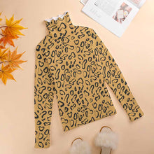 Lade das Bild in den Galerie-Viewer, Stehkragenpullover Rollkragenpullover MY08 für Damen Frauen mit Foto Muster Text selbst gestalten und bedrucken
