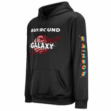 Lade das Bild in den Galerie-Viewer, Unisex Damen / Herren Kapuzenpullover Vorder- und Rückseitendruck + beide Ärmel Druck mit Fotos Muster Text Logo selbst gestalten und bedrucken
