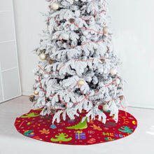 Lade das Bild in den Galerie-Viewer, Weihnachtsbaumdecke Weihnachtsbaumrock rot selbst gestalten und bedrucken
