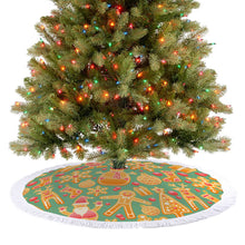 Lade das Bild in den Galerie-Viewer, Weihnachtsbaumrock Weihnachtsbaumdecke mit Fransenspitze selbst gestalten und bedrucken
