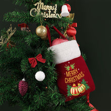 Lade das Bild in den Galerie-Viewer, Weihnachtsgeschenktasche karminrot selbst gestalten und bedrucken
