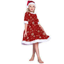 Lade das Bild in den Galerie-Viewer, Weihnachtskleid für Mädchen / Kinderkleidung für Kinder mit Foto selbst gestalten und bedrucken
