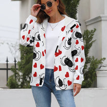 Lade das Bild in den Galerie-Viewer, Winterjacke Mit-klettverschluss Jacken A681 für Damen Frauen selbst gestalten und bedrucken
