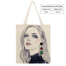 Lade das Bild in den Galerie-Viewer, 38×41cm Beidseitiger Druck Groß Martin Tote Bag Canvas Einkaufstasche Jutebeutel Stoffbeutel selbst gestalten und bedrucken
