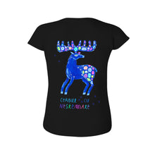 Lade das Bild in den Galerie-Viewer, Yama Kurzarm-T-Shirts TSHIRT für Frauen einseitiger Druck auf der Rückseite selbst gestalten und bedrucken

