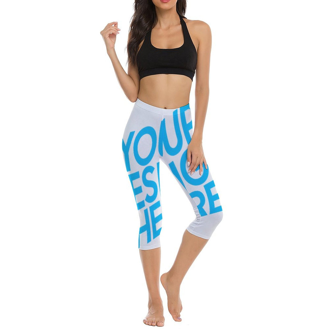 Yoga Hose 3/4 Leggings für Yoga und Freizeit Damen / Frauen selbst gestalten und bedrucken