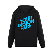 Lade das Bild in den Galerie-Viewer, Kapuzenpullover Hoodie / Sweatshirt mit Kapuze für Damen ( mit Taschen / Frontdruck ) mit Foto selbst gestalten und bedrucken
