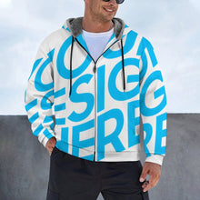 Lade das Bild in den Galerie-Viewer, Einzelbild-Design Herren / Männer Jacke Winter Cordjacke Outdoorjacke Collegejacke WZIP mit Foto Design Motiv Text selbst gestalten und bedrucken
