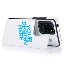 Lade das Bild in den Galerie-Viewer, TPU Leder Flip Handyhülle Samsung S20 Ultra mit Foto selbst gestalten und bedrucken
