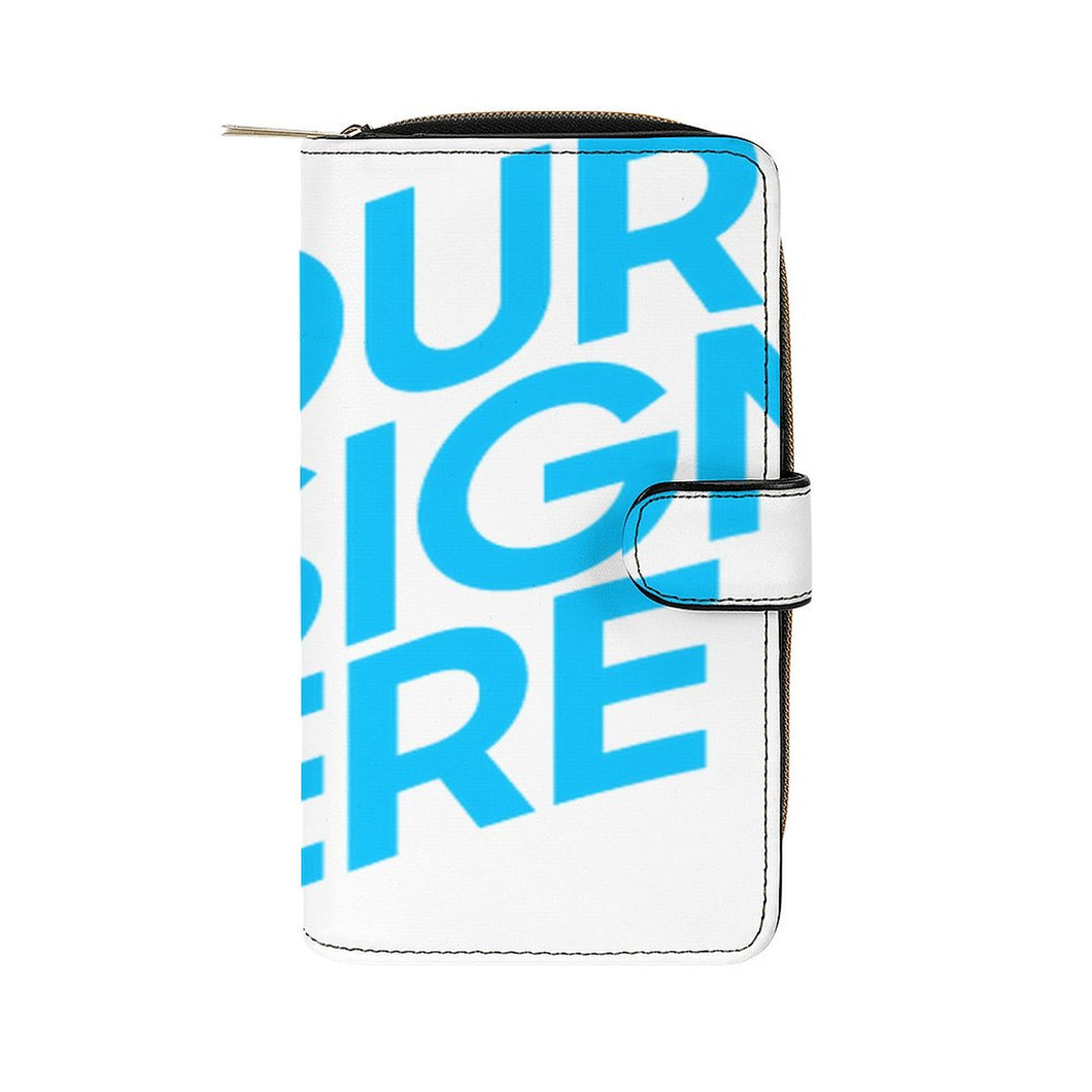 Leder Geldbörse Portemonnaie Damen / Herren mit Foto Design Motiv Text selbst gestalten und bedrucken