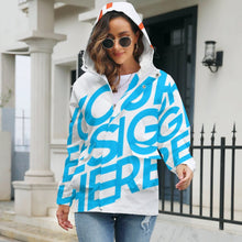 Lade das Bild in den Galerie-Viewer, Digitaldruck Jacke Kurzjacke Wendejacke Kurze Übergangsjacke Printjacke A537 für Damen Frauen selbst gestalten und bedrucken
