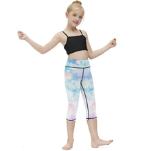 Lade das Bild in den Galerie-Viewer, Sportswear Verkürzte Yogahose 3/4 Relax Pants NT10 für Kinder mit Foto Text selbst gestalten und bedrucken
