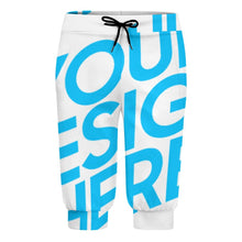 Lade das Bild in den Galerie-Viewer, Einzelbild-Design Allover-Druck 3/4-Hose Sweathose Sporthose Leggings AIP für Männer mit Fotos Muster Text Logo selbst gestalten und bedrucken
