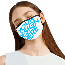Lade das Bild in den Galerie-Viewer, Einteilige Wickelmaske Gesichtsmasken KZ09 mit 2 Filtern selbst gestalten und bedrucken
