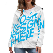 Lade das Bild in den Galerie-Viewer, Modische warme Kurzjacke Printjacke A679 für Damen Frauen selbst gestalten und bedrucken
