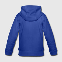 Lade das Bild in den Galerie-Viewer, Kinder Premium Kapuzenpulli mit Reißverschluss Zip Hoodie selbst gestalten und bedrucken
