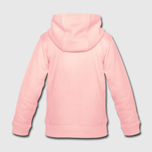 Lade das Bild in den Galerie-Viewer, Kinder Premium Kapuzenpulli mit Reißverschluss Zip Hoodie selbst gestalten und bedrucken
