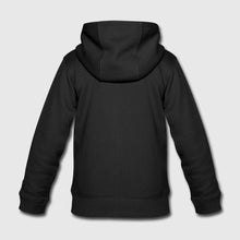 Lade das Bild in den Galerie-Viewer, Kinder Premium Kapuzenpulli mit Reißverschluss Zip Hoodie selbst gestalten und bedrucken
