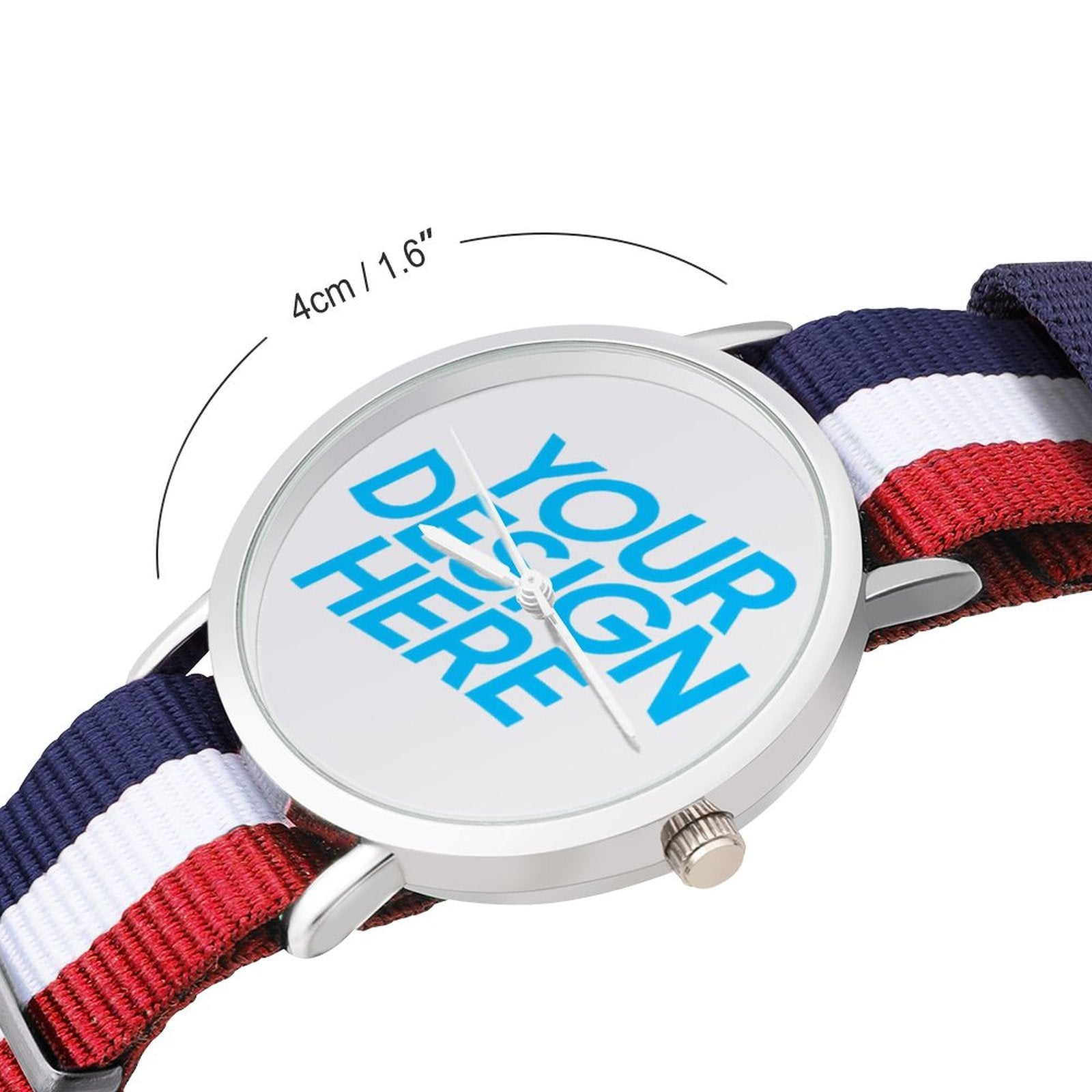 Damenuhr Armbanduhren Zifferblatt Selbst Gestalten Weißes