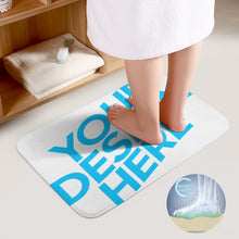 Lade das Bild in den Galerie-Viewer, Badematten Set 2 teilig Badezimmermatte Fußmatten Badteppich Set mit mit Fotos Muster Text Logo selbst gestalten und bedrucken
