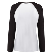 Lade das Bild in den Galerie-Viewer, Raglan T-Shirt TSHIRT lang mit vollem Arm Langarmshirt Damen selbst gestalten und bedrucken
