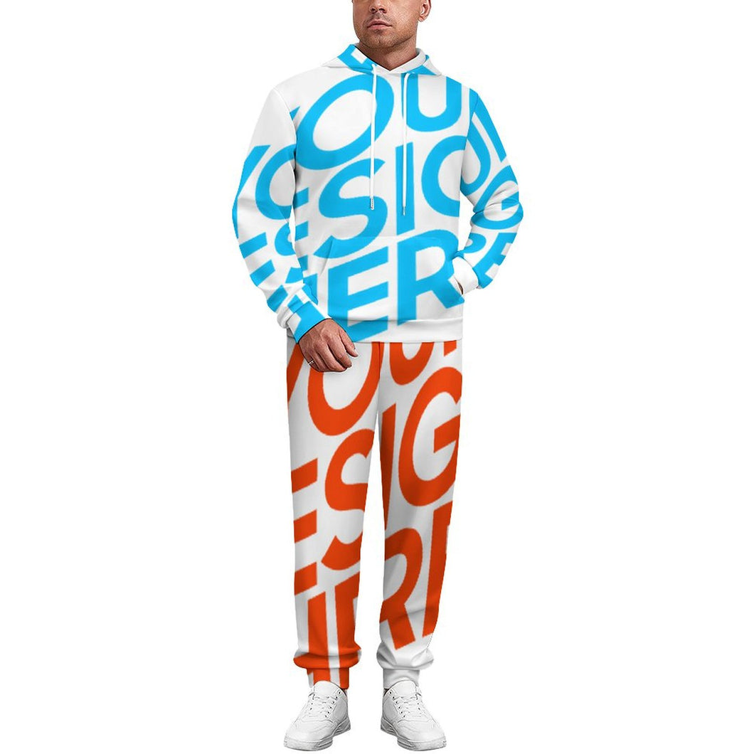 Einzelbild-Design Unisex Jogginganzug Trainingsanzug SET A5TZ Jogginghose & Hoodie Damen Herren mit Foto Design Motiv Text selbst gestalten und bedrucken