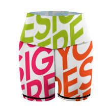 Lade das Bild in den Galerie-Viewer, Multi-Image-Design Damen / Frauen Sport Yoga Short Y10A mit Foto Design Motiv Text selbst gestalten und bedrucken
