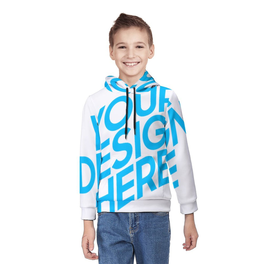 Jungenkleidung Kapuzensweatshirt Hoodie Sportswear Unisex mit Foto Text selbst gestalten und bedrucken