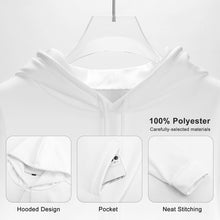 Lade das Bild in den Galerie-Viewer, Damen / Herren Winter Dicke Unisex Plüsch Kapuzenpullover / Kapuzensweatshirt / Hoodie mit Kapuze mit Foto selbst gestalten und bedrucken
