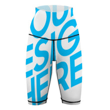 Lade das Bild in den Galerie-Viewer, Elegante Yoga Hose 1/2 Sporthose Damen / Frauen YJ047 selbst gestalten und bedrucken
