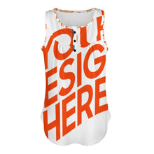 Lade das Bild in den Galerie-Viewer, Multi Image Druck Ärmelloses TShirt BCT Damen mit Foto Muster Text Logo selbst gestalten und bedrucken
