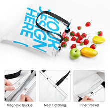 Lade das Bild in den Galerie-Viewer, Horizontale Version Beidseitiger Voll Druck Tote Tasche Boutique Handtasche Umhängetasche Strandtasche Schultertasche mit Fotos Muster Text Logo selbst gestalten und bedrucken
