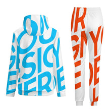 Lade das Bild in den Galerie-Viewer, Einzelbilddruck All Over-Druck Kapuzenpullover Trainingsanzug SET Jogginghose &amp; Hoodie Set 2 tlg. 4T03 Damen / Frauen mit Fotos Muster Text Logo selbst gestalten und bedrucken
